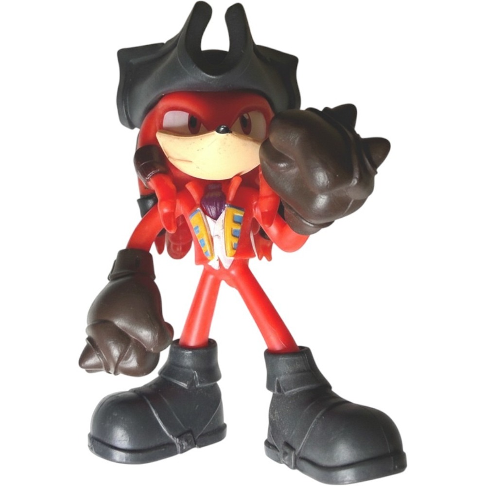 Sonic Prime Knuckles‎ the Dread Pirate Action Figure 3 Inch Red SEGA Netflix Toy